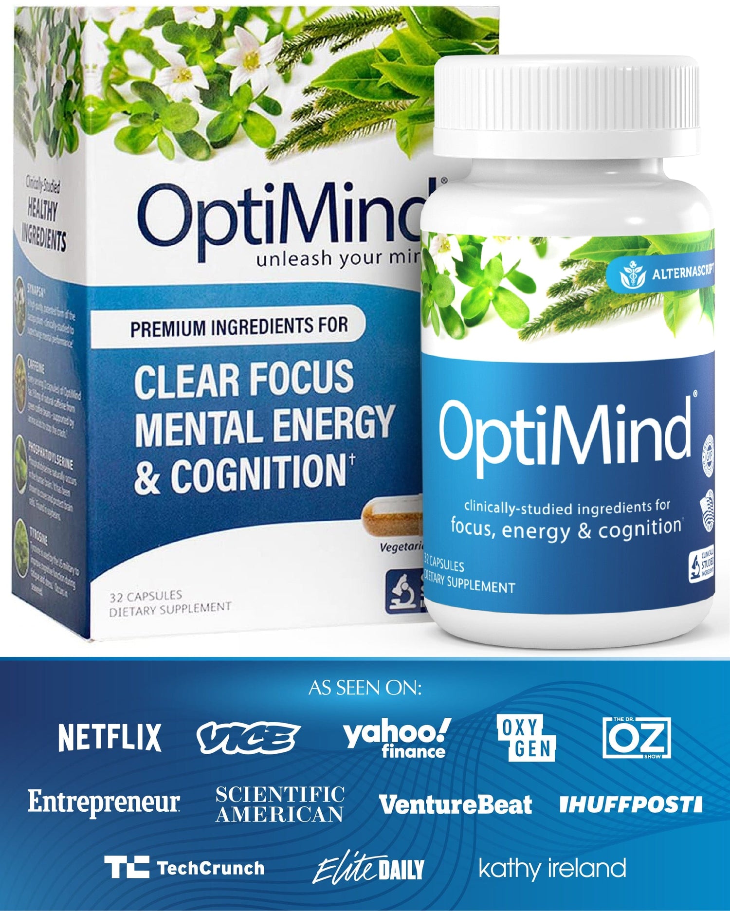 nootropics Supplement OptiMind Mental Energy - Special Offer