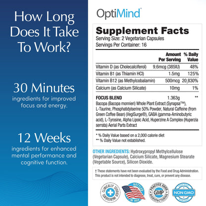 nootropics Supplement OptiMind Mental Energy Special Offer